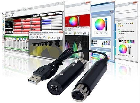 BeamZPro Sushi-Ds Interface για Κονσόλα Φωτισμού με 128 Κανάλια Ελέγχου / 1 Είσοδο XLR Συμβατό Λειτουργικό Windows και Σύνδεση USB (για PC)