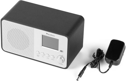 Audizio Avio Επιτραπέζιο Ραδιόφωνο Ρεύματος DAB+ με Bluetooth και USB Ασημί