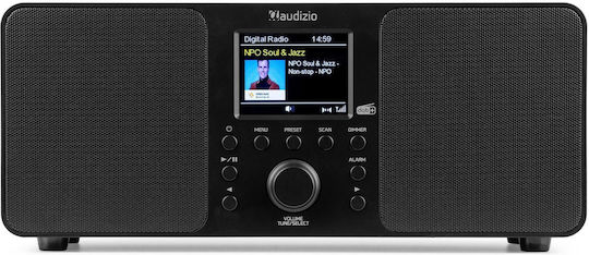 Audizio GENUA Tabletop Radio Electric DAB+ with Bluetooth Wood