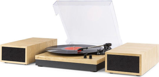 Fenton RP165L DJPIK209 Πικάπ με Προενίσχυση και Ενσωματωμένα Ηχεία Σημύδα