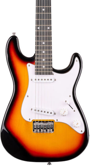Max Gigkit Junior Πακετο Ηλεκτρικης Κιθαρας 3/4 Sunburst
