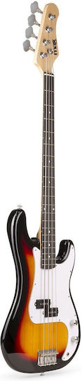 MAX Електрическа Китара Stratocaster Бяла с Калъф