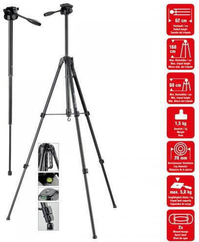 Braun Phototechnik Monopied Foto Ușor 168S și Sarcină Maximă 1.5kg