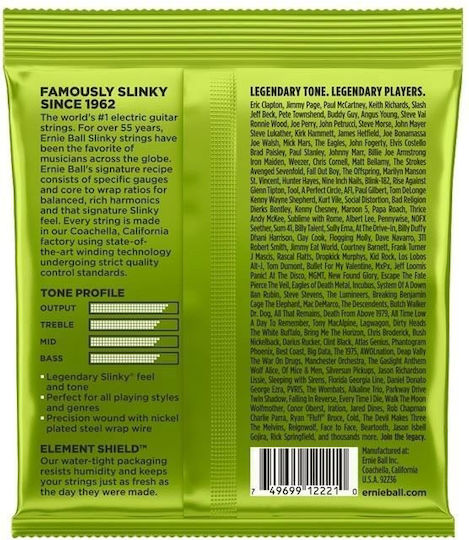 Ernie Ball Χορδές Ball Regular Slinky
