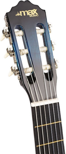 Max Audio Soloart Classical Guitar 4/4 Blue