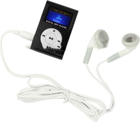 MP3 Player with LCD Screen 1.1" Black S-MP3-2016B