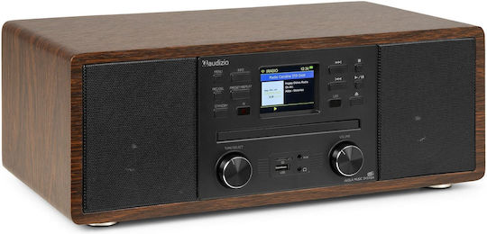 Audizio Ηχοσύστημα 2.0 Avola 102.290 60W με CD Player, WiFi και Bluetooth Καφέ