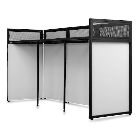 Vonyx Dba200 Foldable Dj Booth System Pro Large Dj Table 2x Lycra Τσάντα Μεταφοράς 180.098