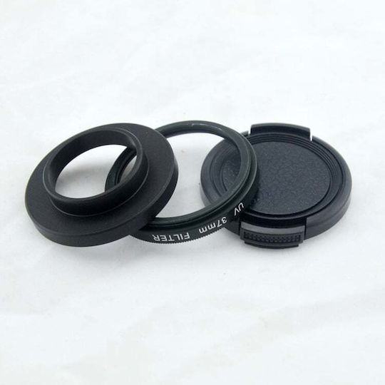 Uv Filter Gopro Hero 3 3+ 4 37mm Adapter Cap