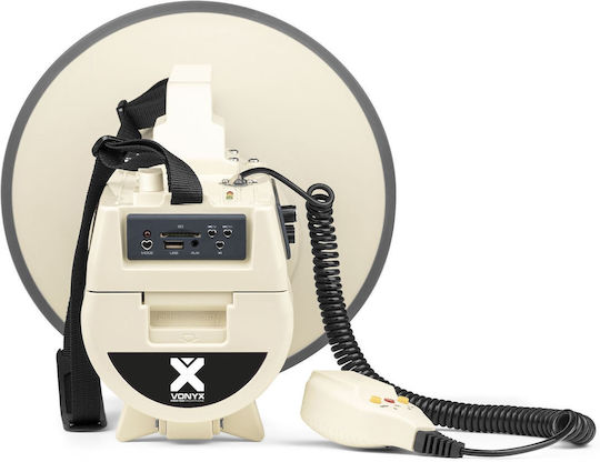 Vonyx Meg150 Megaphone 200w Rechargeable Record Bluetooth Usb Microsd Siren 952.036