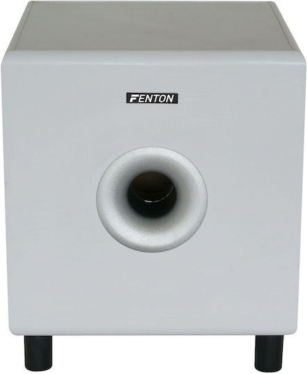 Fenton SHFS08 100.307 Aktiv Subwoofer mit Lautsprecher 8" 200W Weiß