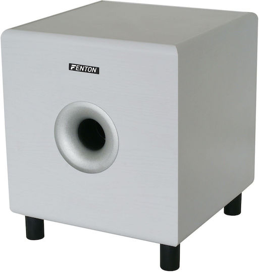 Fenton SHFS08 100.307 Aktiv Subwoofer mit Lautsprecher 8" 200W Weiß