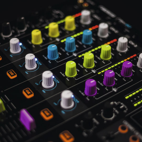 Reloop Knob Cap 8τμχ Μπλε Χρωμα