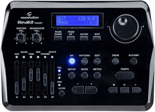 Soundsation Elektronische Drumsets Realkit Touch in Schwarz