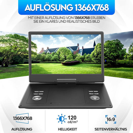 Reflexion DVD1424 Portable DVD Player 14 Screen