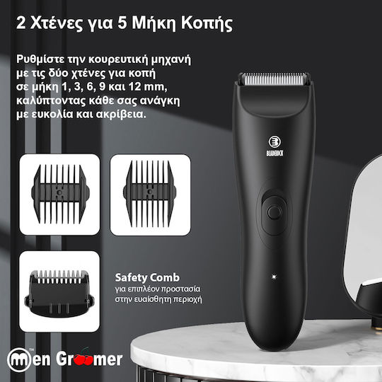 Men Groomer Plus Rotating Electric Shaver Body / Face Rechargeable