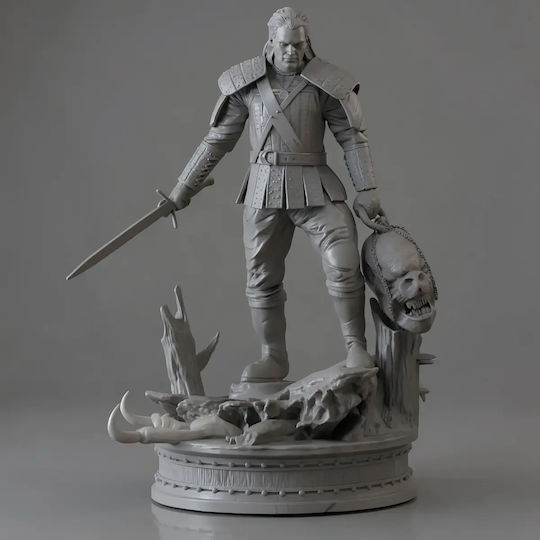 Figurină Geralt Rivia Henry Cavill Din The Witcher 3d Tipărită 15 2 Cm 1:12