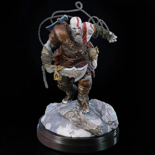 Фигура Kratos Action Pose Богът на войната 3d Печатана Фигурка 3d Печат-15 2 См 1:12
