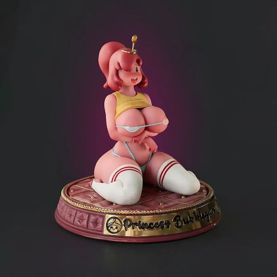 Φιγούρα Princess Bubblegum Thicc Version 3d Printing Model Super Mario 3d Εκτυπωμένη-7 6 Cm 1:24