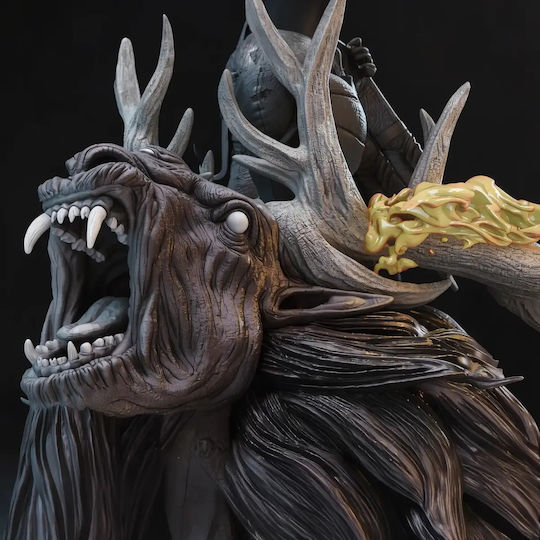 Figurină Geralt Rivia Ciri Figurina Tip 3D Printată The Witcher 3D Printată 7 6 Cm 1:24