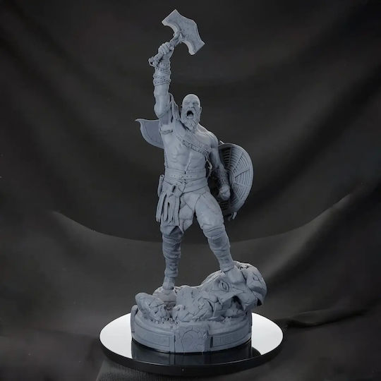 Φιγούρα Kratos Roaring 3d Printing Model God War 3d Εκτυπωμένη-7 6 Cm 1:24