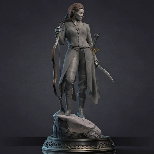 Figurină Tauriel Evangeline Lilly Model 3D Din Hobbit 3D Tipărită 43 Cm 1:4