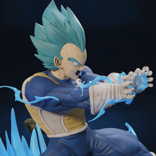 iLovePrints Sammelbare Figuren Vegeta Blau Aus Dragon Ball 3D Gedruckt 7,6 cm 1:24