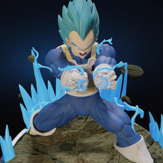 iLovePrints Sammelbare Figuren Vegeta Blau Aus Dragon Ball 3D Gedruckt 7,6 cm 1:24