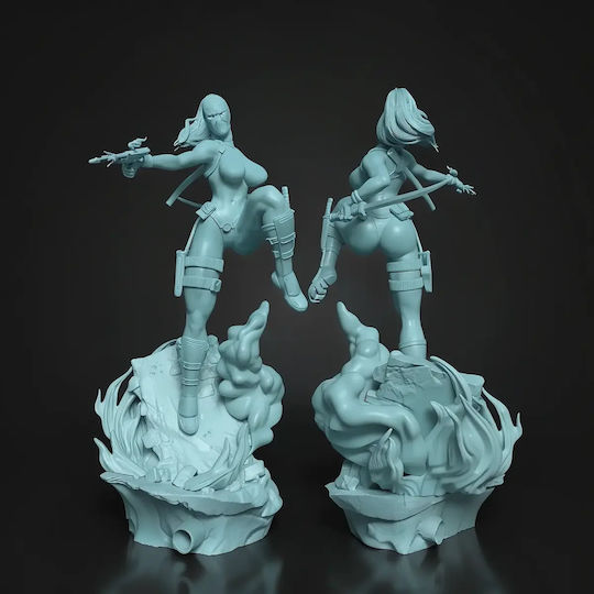 Figure Lady Deadpool In Action Nsfw 3d Printed 7 6 Cm 1:24