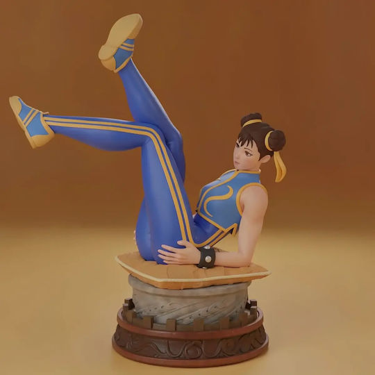 Фигура Fortnite Chun Li Скулптура 3D Отпечатана 7 6 См 1:24