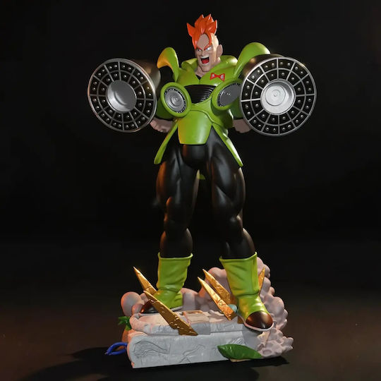 Figurină Android 16 Hell Flash V2 Modele De Imprimare 3d Imprimată 7 6 Cm 1:24