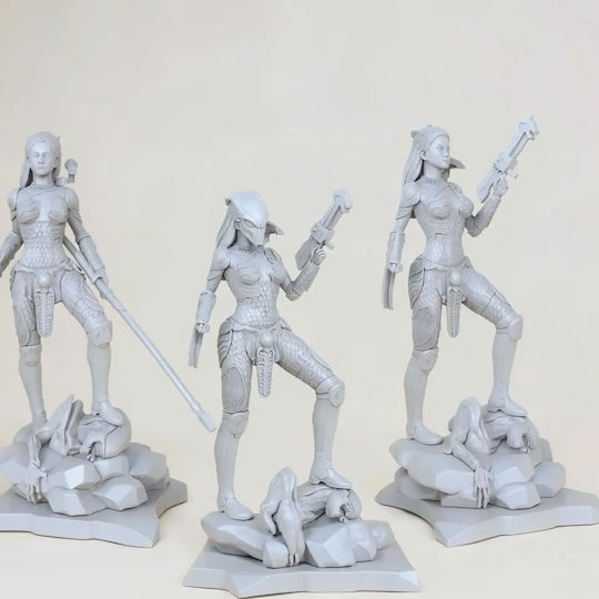 Predator Machiko Noguchi Fanart 3D Gedruckte Figur 15,2 Cm 1:12