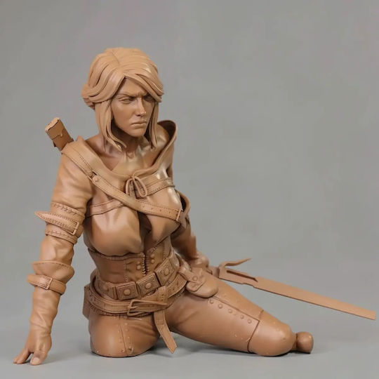 Figurină Ciri The Witcher 3 3D Tipărită 30 Cm 1:6