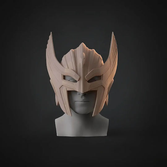 Figurină Cosplay Thor Love Thunder Casca Imprimată 3D 7 6 Cm 1:24