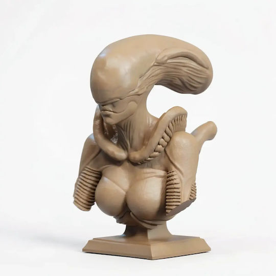 Figurină Alien Cuplu Bust 3D Tipărită 7 6 Cm 1:24