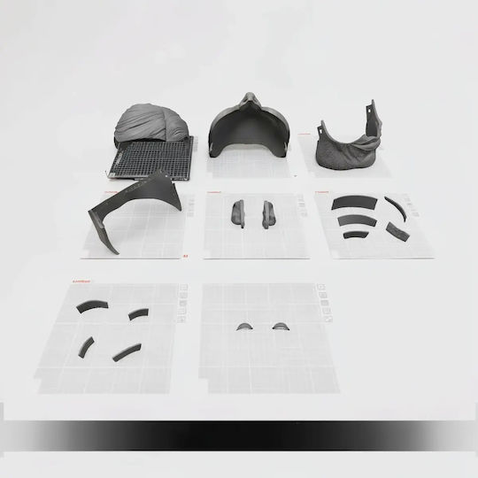Figure Cosplay Alien Dandadan Serpio Mask 3D Printed 11 4 Cm 1:16