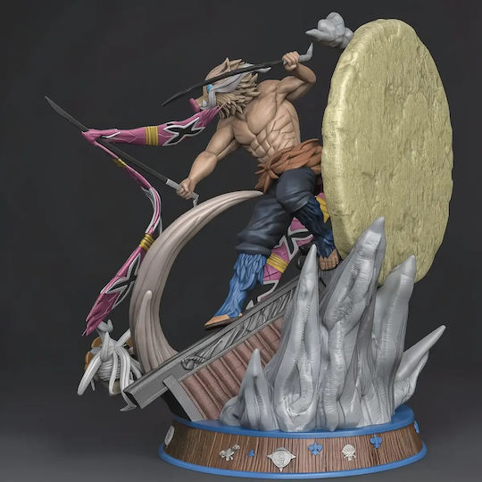 Hashibira Inosuke Sammelbare Figur 3D Modell Von Demon Slayer 3D Gedruckt 15,2 Cm 1:12