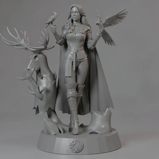 Yennefer Figur V2 Aus Witcher 3D Gedruckt 7,6 Cm 1:24