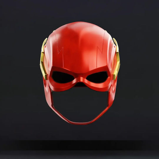 Фигура Cosplay Flash Каска V2 Носима 3D Печатана 7 6 См 1:24