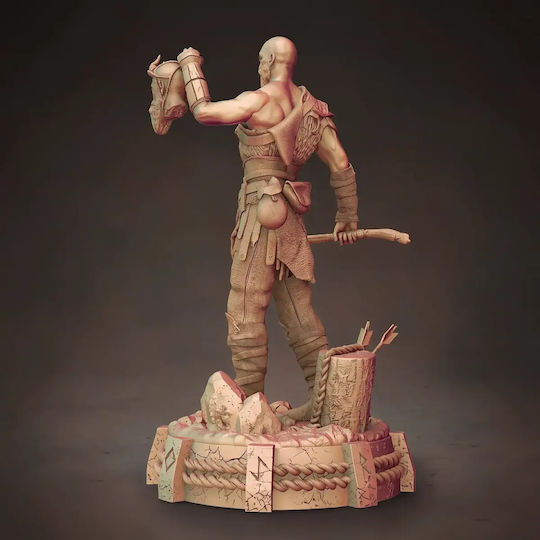 Figure Kratos V2 From God War 3D Printed 7 6 Cm 1:24