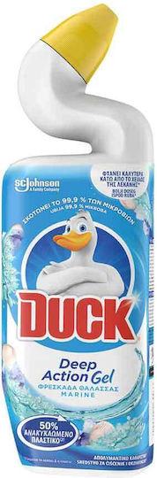 Duck Total Action Почистващ гел Тоалетна с аромат Морски 2x750мл