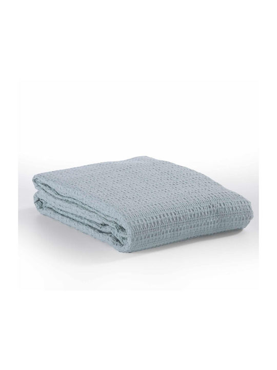 Nef-Nef Homeware Cool Pique Single Blanket 160x240cm Mint