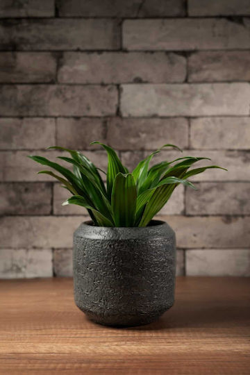 Aquaplant Ceramic Plant Pot Black