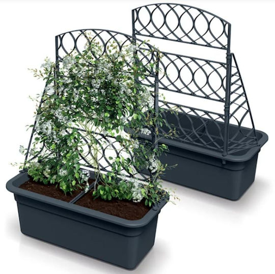 Prosperplast Blumenkasten Kunststoff Gray 580cm.