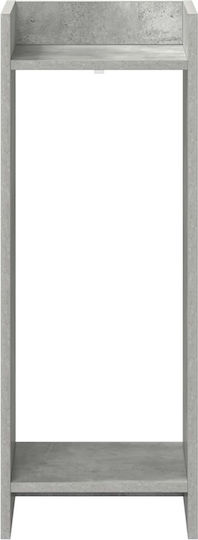 vidaXL Pflanzenturm Holz Grau 30x30x80cm