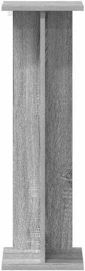 vidaXL Pflanzentürme Holz Grau 25x25,5x80,5cm 2 Stück