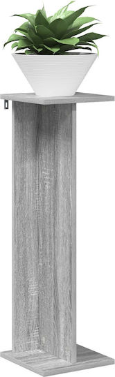 vidaXL Pflanzentürme Holz Grau 25x25,5x80,5cm 2 Stück