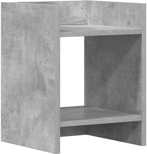 vidaXL Turn De Plante Din Lemn Gri 30x30x40 cm