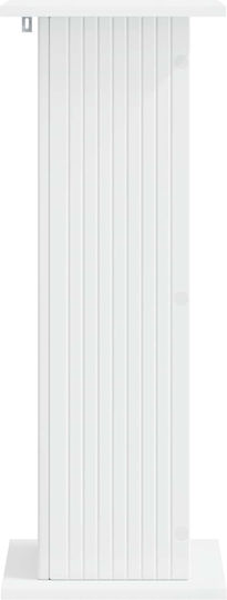 vidaXL Anthoștâlpi Din Lemn Albi 30,5x30x80,5 cm 2 Bucăți