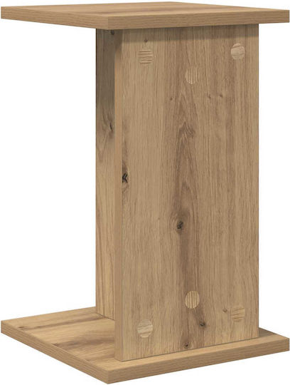 vidaXL Ανθοστήλη Ξύλινη Πράσινη 25x25.5x40.5εκ.
